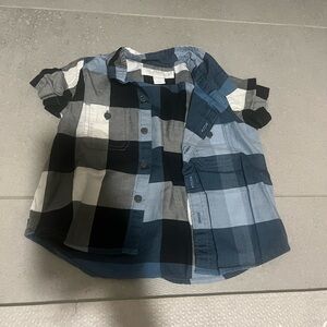 Baby Boy Burberry Button Down Shirt